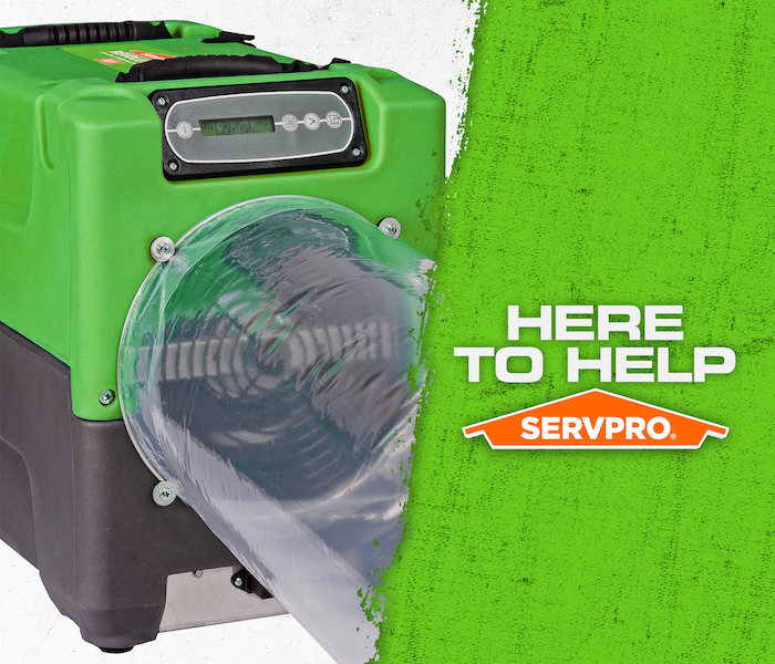 SERVPRO here to help sign