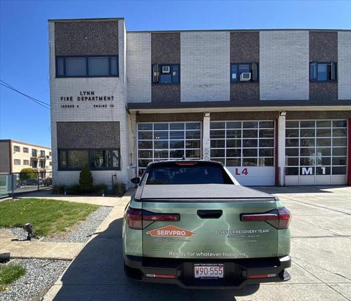 Visiting the Lynn FD to say, "Thanks!"
